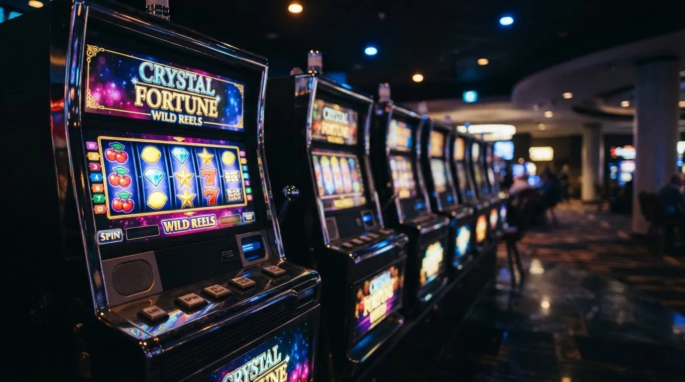 Una griglia di slot machine digitali con i loghi dei provider principali (Pragmatic Play, NetEnt, Evolution) in primo piano
