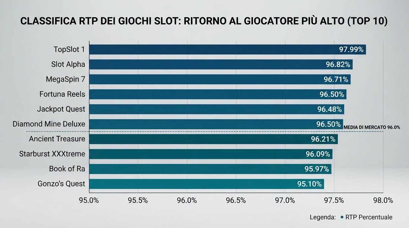Tabella con i nomi delle slot, RTP percentuale, volatilità e vincita massima — dati estraibili dalla ricerca